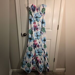 Terani Couture Glamour White Dress